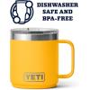 imageYETI Rambler 10 oz Stackable Mug Vacuum Insulated Stainless Steel with MagSlider LidAlpine Yellow