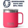 imageYETI Rambler 10 oz Stackable Mug Vacuum Insulated Stainless Steel with MagSlider LidBimini Pink