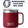 imageYETI Rambler 10 oz Stackable Mug Vacuum Insulated Stainless Steel with MagSlider LidHarvest Red