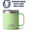 imageYETI Rambler 10 oz Stackable Mug Vacuum Insulated Stainless Steel with MagSlider LidKey Lime
