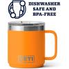 imageYETI Rambler 10 oz Stackable Mug Vacuum Insulated Stainless Steel with MagSlider LidKing Crab