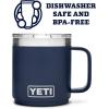 imageYETI Rambler 10 oz Stackable Mug Vacuum Insulated Stainless Steel with MagSlider LidNavy