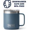 imageYETI Rambler 10 oz Stackable Mug Vacuum Insulated Stainless Steel with MagSlider LidNordic Blue