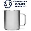 imageYETI Rambler 10 oz Stackable Mug Vacuum Insulated Stainless Steel with MagSlider LidStainless