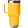 imageYETI Rambler 30 oz Travel Mug Stainless Steel Vacuum Insulated with Stronghold LidAlpine Yellow