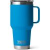 imageYETI Rambler 30 oz Travel Mug Stainless Steel Vacuum Insulated with Stronghold LidBig Wave Blue