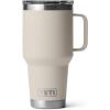 imageYETI Rambler 30 oz Travel Mug Stainless Steel Vacuum Insulated with Stronghold LidCape Taupe