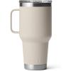 imageYETI Rambler 30 oz Travel Mug Stainless Steel Vacuum Insulated with Stronghold LidCape Taupe