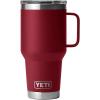 imageYETI Rambler 30 oz Travel Mug Stainless Steel Vacuum Insulated with Stronghold LidHarvest Red