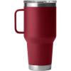 imageYETI Rambler 30 oz Travel Mug Stainless Steel Vacuum Insulated with Stronghold LidHarvest Red