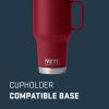 imageYETI Rambler 30 oz Travel Mug Stainless Steel Vacuum Insulated with Stronghold LidHarvest Red