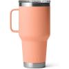 imageYETI Rambler 30 oz Travel Mug Stainless Steel Vacuum Insulated with Stronghold LidLowcountry Peach
