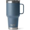 imageYETI Rambler 30 oz Travel Mug Stainless Steel Vacuum Insulated with Stronghold LidNordic Blue