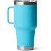 imageYETI Rambler 30 oz Travel Mug Stainless Steel Vacuum Insulated with Stronghold LidReef Blue