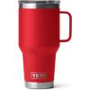 imageYETI Rambler 30 oz Travel Mug Stainless Steel Vacuum Insulated with Stronghold LidRescue Red