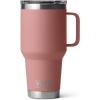 imageYETI Rambler 30 oz Travel Mug Stainless Steel Vacuum Insulated with Stronghold LidSandstone Pink