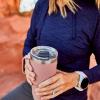 imageYETI Rambler 30 oz Travel Mug Stainless Steel Vacuum Insulated with Stronghold LidSandstone Pink