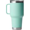 imageYETI Rambler 30 oz Travel Mug Stainless Steel Vacuum Insulated with Stronghold LidSeafoam