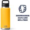 imageYETI Rambler 36 oz Bottle Vacuum Insulated Stainless Steel with Chug CapAlpine Yellow