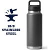 imageYETI Rambler 36 oz Bottle Vacuum Insulated Stainless Steel with Chug CapCharcoal
