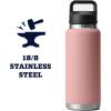 imageYETI Rambler 36 oz Bottle Vacuum Insulated Stainless Steel with Chug CapSandstone Pink