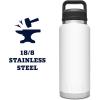 imageYETI Rambler 36 oz Bottle Vacuum Insulated Stainless Steel with Chug CapWhite