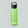 imageYETI Yonder Water Bottle with Yonder Chug Cap Lightweight Leakproof and BPAFreeCanopy Green