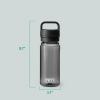 imageYETI Yonder Water Bottle with Yonder Chug Cap Lightweight Leakproof and BPAFreeCharcoal