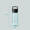 imageYETI Yonder Water Bottle with Yonder Chug Cap Lightweight Leakproof and BPAFreeSeafoam