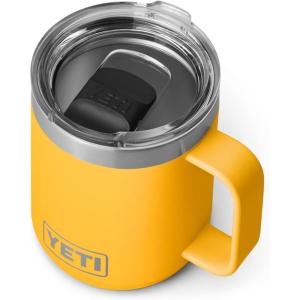 imageYETI Rambler 10 oz Stackable Mug Vacuum Insulated Stainless Steel with MagSlider LidAlpine Yellow