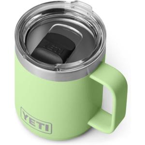 imageYETI Rambler 10 oz Stackable Mug Vacuum Insulated Stainless Steel with MagSlider LidKey Lime