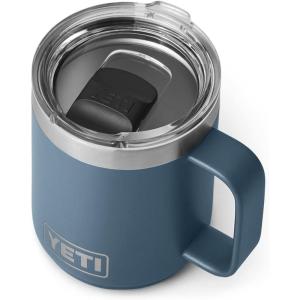imageYETI Rambler 10 oz Stackable Mug Vacuum Insulated Stainless Steel with MagSlider LidNordic Blue