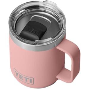 imageYETI Rambler 10 oz Stackable Mug Vacuum Insulated Stainless Steel with MagSlider LidSandstone Pink
