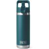 imageYETI Rambler 18 oz Bottle Vacuum Insulated Stainless Steel with Straw CapAgave Teal