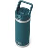 imageYETI Rambler 18 oz Bottle Vacuum Insulated Stainless Steel with Straw CapAgave Teal