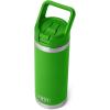 imageYETI Rambler 18 oz Bottle Vacuum Insulated Stainless Steel with Straw CapCanopy Green