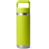 imageYETI Rambler 18 oz Bottle Vacuum Insulated Stainless Steel with Straw CapChartreuse