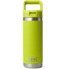 imageYETI Rambler 18 oz Bottle Vacuum Insulated Stainless Steel with Straw CapChartreuse