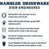 imageYETI Rambler 18 oz Bottle Vacuum Insulated Stainless Steel with Straw CapCosmic Lilac