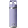 imageYETI Rambler 18 oz Bottle Vacuum Insulated Stainless Steel with Straw CapCosmic Lilac