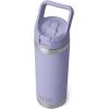imageYETI Rambler 18 oz Bottle Vacuum Insulated Stainless Steel with Straw CapCosmic Lilac