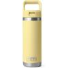 imageYETI Rambler 18 oz Bottle Vacuum Insulated Stainless Steel with Straw CapDaybreak Yellow