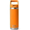 imageYETI Rambler 18 oz Bottle Vacuum Insulated Stainless Steel with Straw CapKing Crab