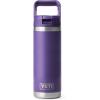 imageYETI Rambler 18 oz Bottle Vacuum Insulated Stainless Steel with Straw CapPeak Purple