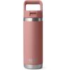 imageYETI Rambler 18 oz Bottle Vacuum Insulated Stainless Steel with Straw CapSandstone Pink