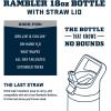 imageYETI Rambler 18 oz Bottle Vacuum Insulated Stainless Steel with Straw CapSeafoam