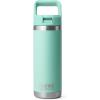 imageYETI Rambler 18 oz Bottle Vacuum Insulated Stainless Steel with Straw CapSeafoam