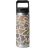 imageYETI Rambler 18 oz Bottle Vacuum Insulated Stainless Steel with Straw CapTan Camo