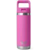 imageYETI Rambler 18 oz Bottle Vacuum Insulated Stainless Steel with Straw CapWildflower Fuchsia