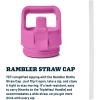 imageYETI Rambler 18 oz Bottle Vacuum Insulated Stainless Steel with Straw CapWildflower Fuchsia